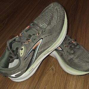 Men's Brooks Shoes, Glycerin 22 Size 9, Green And Orange